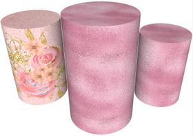 Trio Capas De Cilindro Veste Fácil Flores Trio Capas De Cilindro Veste Fácil Flores