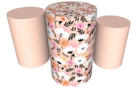 Trio Capas De Cilindro Veste Fácil Flores Trio Capas De Cilindro Veste Fácil Flores