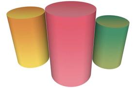 Trio Capas De Cilindro Veste Fácil Flores Trio Capas De Cilindro Veste Fácil Flores