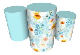 Trio Capas De Cilindro Veste Fácil Flores Trio Capas De Cilindro Veste Fácil Flores