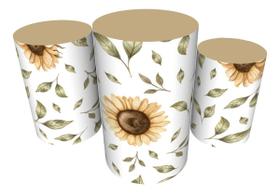 Trio Capas De Cilindro Veste Fácil Flores Trio Capas De Cilindro Veste Fácil Flores