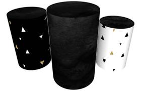 Trio Capas De Cilindro Veste Fácil Textura