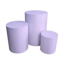 Trio Capas Para Cilindro Versátil Candy Color Lilás C/ Elástico Trio Capas Para Cilindro Versátil Candy Color Lilás C/ Elástico
