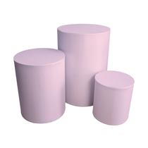 Trio Capas Para Cilindro Versátil Candy Color Rosa Bebê C/ Elástico Trio Capas Para Cilindro Versátil Candy Color Rosa Bebê C/ Elástico