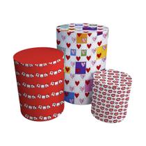 Trio Capas Para Cilindro Versátil Festa Junina Correio Elegante C/ Elástico Trio Capas Para Cilindro Versátil Festa Junina Correio Elegante C/ Elástico