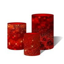 Trio Capas Para Cilindro Versátil Luzes e Rosas Vermelhas Glitter Dourado C/ Elástico Trio Capas Para Cilindro Versátil Luzes e Rosas Vermelhas Glitter Dourado C/ Elástico