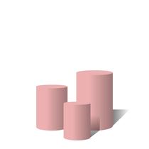 Trio Capas Para Cilindro Versátil Rosa Claro C/ Elástico Trio Capas Para Cilindro Versátil Rosa Claro C/ Elástico