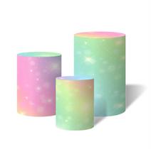 Trio Capas Para Cilindro Versátil Tie Dye C/ Elástico Trio Capas Para Cilindro Versátil Tie Dye C/ Elástico