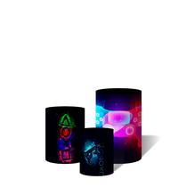 Trio Capas Para Cilindro Versátil Video Game Controle C/ Elástico Trio Capas Para Cilindro Versátil Video Game Controle C/ Elástico