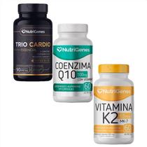 Trio Cardio + Coenzima Q10 Coq10 + Vit. K2 MK 7- Nutrigenes