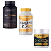 Trio Cardio + D Ribose + Vitamina K2 - MK-7- Nutrigenes