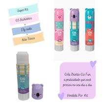 Trio Cola Bastão Cis Fun - Secagem Rápida - 13g