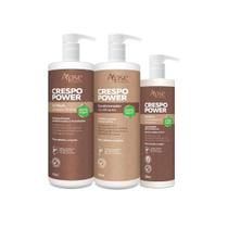 Trio Crespo Power Co Wash, Condicionador e Gelatina 1L- Apse