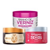 Trio Cronograma Capilar 300g- Felps Profissional