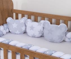 Trio de almofadinhas decorativas quarto bebê infantil
