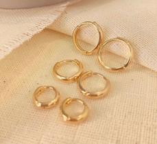 Trio de Argolas BanhoOuro 18k Trio de Argolas BanhoOuro 18k