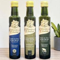 Trio de Azeites Extra Virgem Estância das Oliveiras 250ml - Arbequina, Koroneiki e Blend