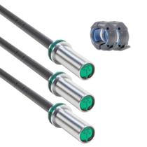 Trio De Barras Olímpica Exercício Funcional 1,60mt 10kg oficial presilha Flexbe Fitness