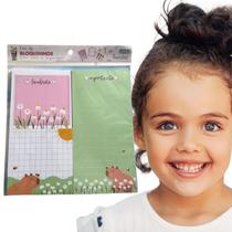 Trio de Bloquinhos Papelaria Fofa Criativa Capivaras 40 fls