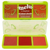 Trio de Blush All About Cheeks Melu Ruby Rose RR1000