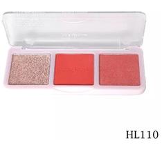 Trio de Blush e Iluminador alta pigmentação - Ruby Rose COR:HL70