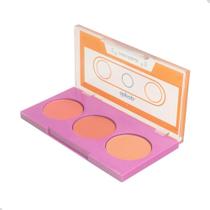 Trio De Blush Paleta 3X1 Acabamento Natural Alta Pigmentação