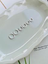 Trio de brincos argolinha minimalista esferas semi joia prata 925 e ouro 18k P M G