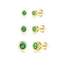 Trio de Brincos Circulares