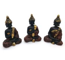 Trio de Buda da Sabedoria Tailandês 7cm Trio Buda Tailandês Trio de Buda da Sabedoria Tailandês 7cm Trio Buda Tailandês