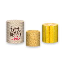 Trio De Capa Cilindro 3D - Festa Junina Bom Demais Sô 016