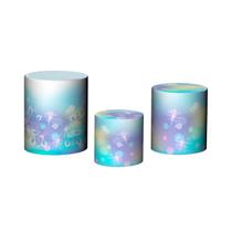 Trio De Capa Cilindro - Arco-Íris Florido 014 Trio De Capa Cilindro - Arco-Íris Florido 014