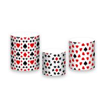 Trio De Capa Cilindro - Baralho Cartas Naipes Simples 005 Trio De Capa Cilindro - Baralho Cartas Naipes Simples 005