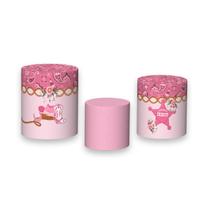 Trio De Capa Cilindro - Boiadeira Rosa Bota E Chapéu 007