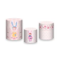 Trio De Capa Cilindro - Boneca Metoo Corações e Flores 001 Trio De Capa Cilindro - Boneca Metoo Corações e Flores 001