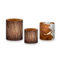 Trio De Capa Cilindro - Country Cavalo Efeito Madeira 003