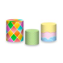 Trio De Capa Cilindro - Dia das Crianças Arco-Íris 017