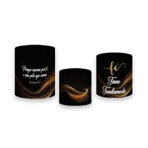 Trio De Capa Cilindro - Fé Arco Dourado 011