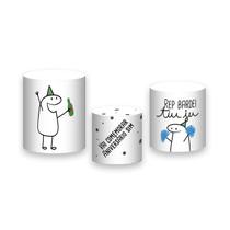 Trio De Capa Cilindro - Flork Bento Cake Aniversários Poas 007