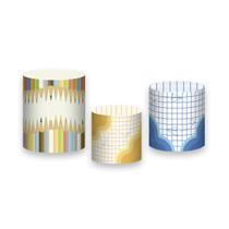 Trio De Capa Cilindro - Formatura ABC Objetos 011