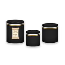 Trio De Capa Cilindro - Formatura Parabéns Formandos 005