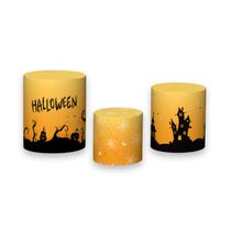 Trio De Capa Cilindro - Halloween Casa Assombrada Com Fanstasmas 022 Trio De Capa Cilindro - Halloween Casa Assombrada Com Fanstasmas 022