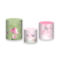 Trio De Capa Cilindro - Jardim Cute Aquarela 011