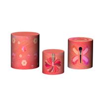 Trio De Capa Cilindro - Maquiagem Pincéis Batom 002 Trio De Capa Cilindro - Maquiagem Pincéis Batom 002