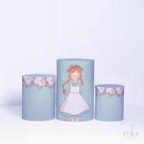 Trio de Capa Cilindro para Festa Infantil Veste Fácil C/elástico Anne Trio de Capa Cilindro para Festa Infantil Veste Fácil C/elástico Anne
