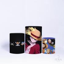 Trio de Capa Cilindro para Festa Infantil Veste Fácil C/elástico One Piece