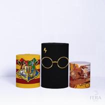 Trio de Capa Cilindro para Festa Veste Fácil C/elástico Harry Potter