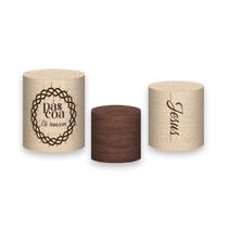 Trio De Capa Cilindro - Páscoa Cristã Ele Renasceu 018 Trio De Capa Cilindro - Páscoa Cristã Ele Renasceu 018