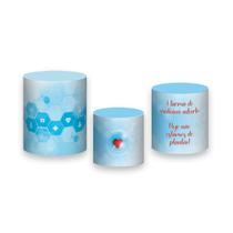 Trio De Capa Cilindro - Profissão Medicina Jaleco 002