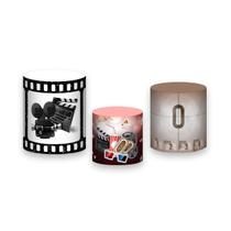 Trio De Capa Cilindro - Sala de Cinema Pipoca Claquete 001