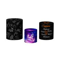 Trio De Capa Cilindro - Signo do Zodíaco Capricórnio 034 Trio De Capa Cilindro - Signo do Zodíaco Capricórnio 034